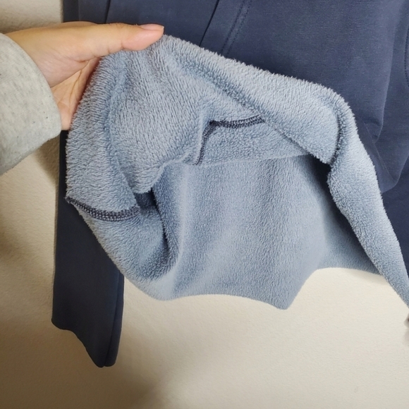 UGG Pilar Washed Charcoal Gray Fleece Pullover Hooded Sweatshirt - Picture 8 of 10